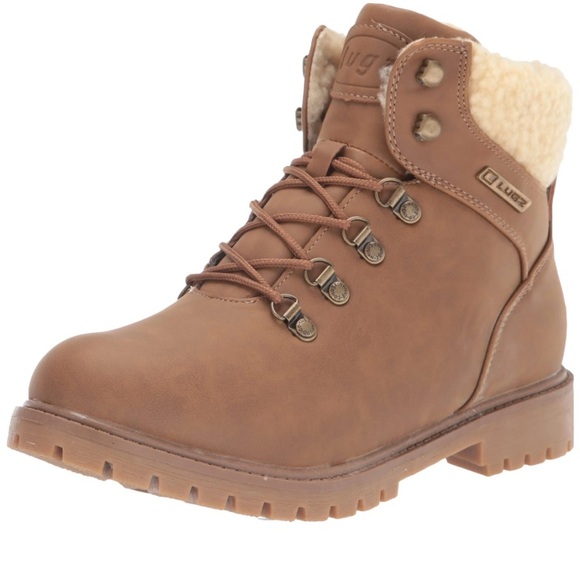 Lugz Shoes - NWT Lugz Grotto Fleece Lined Slip Resistant Brown Work Boots 9.5